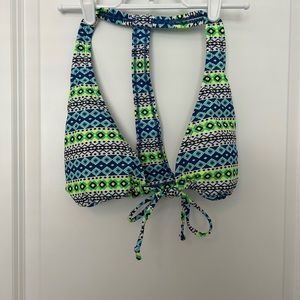 Gap tie front bathing suit top size medium